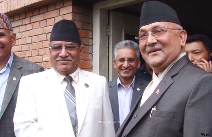 kp oli prachanda nepal primeminister