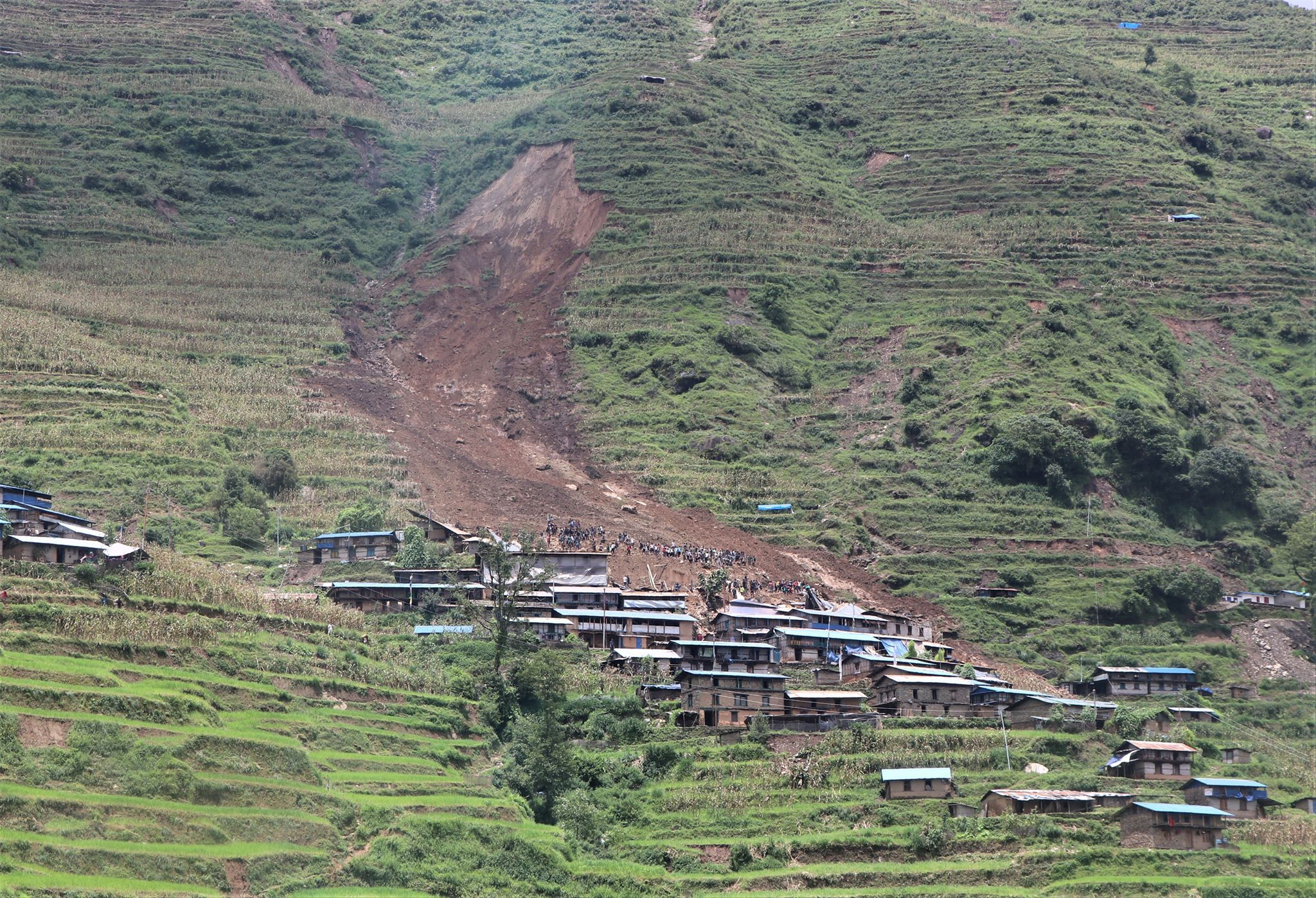 sindhupalchowk landslide death missing