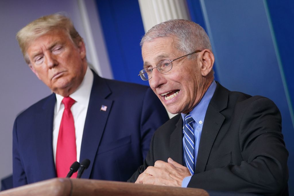 Dr fauci USA trump death threat corona virus