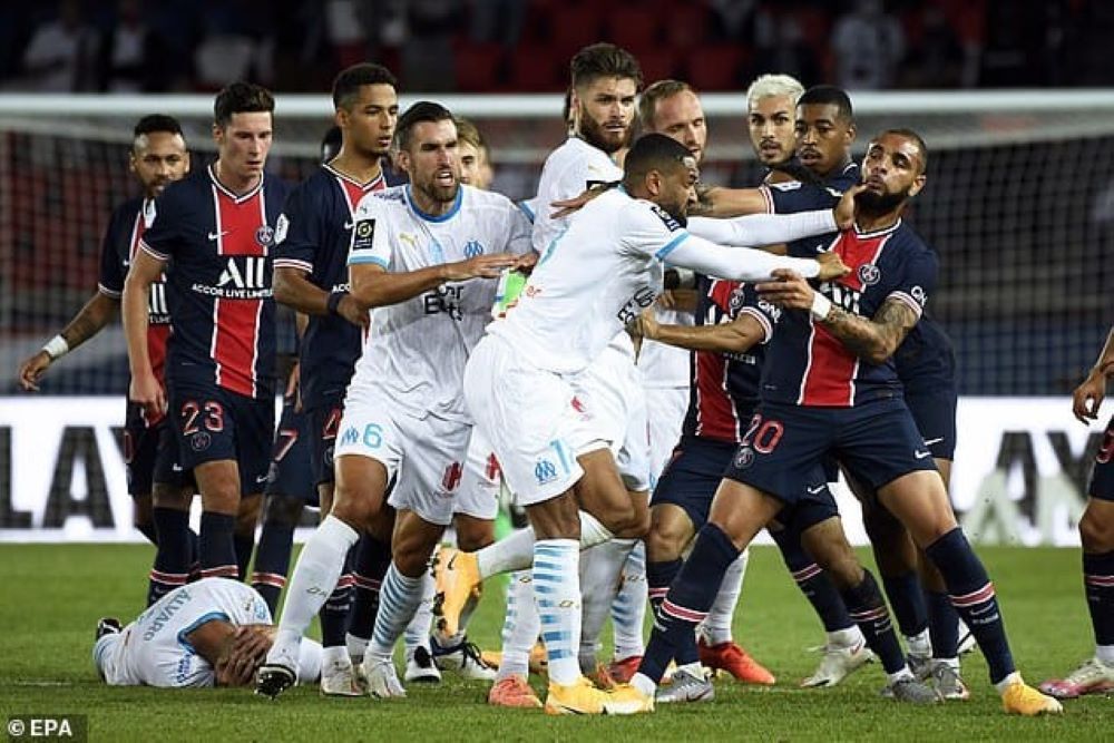 psg marseili football game