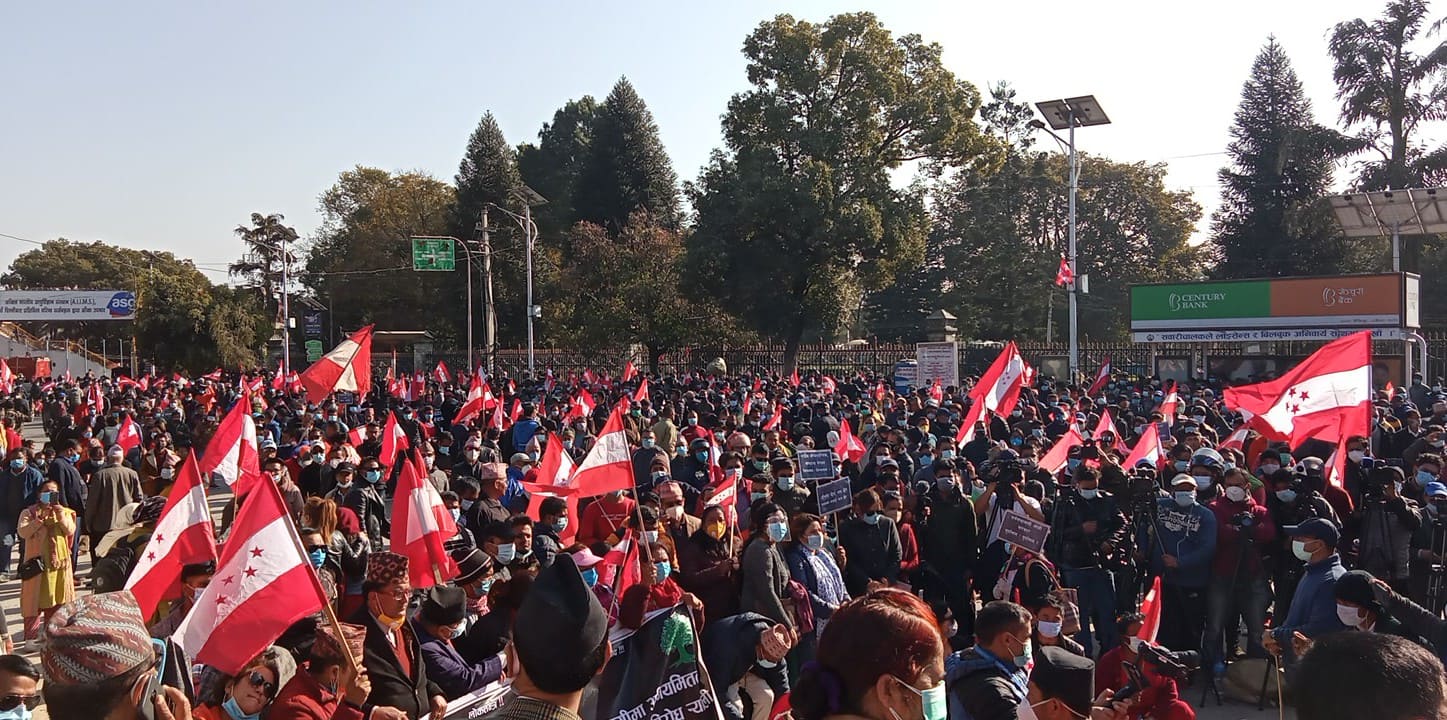 congress protest ktm